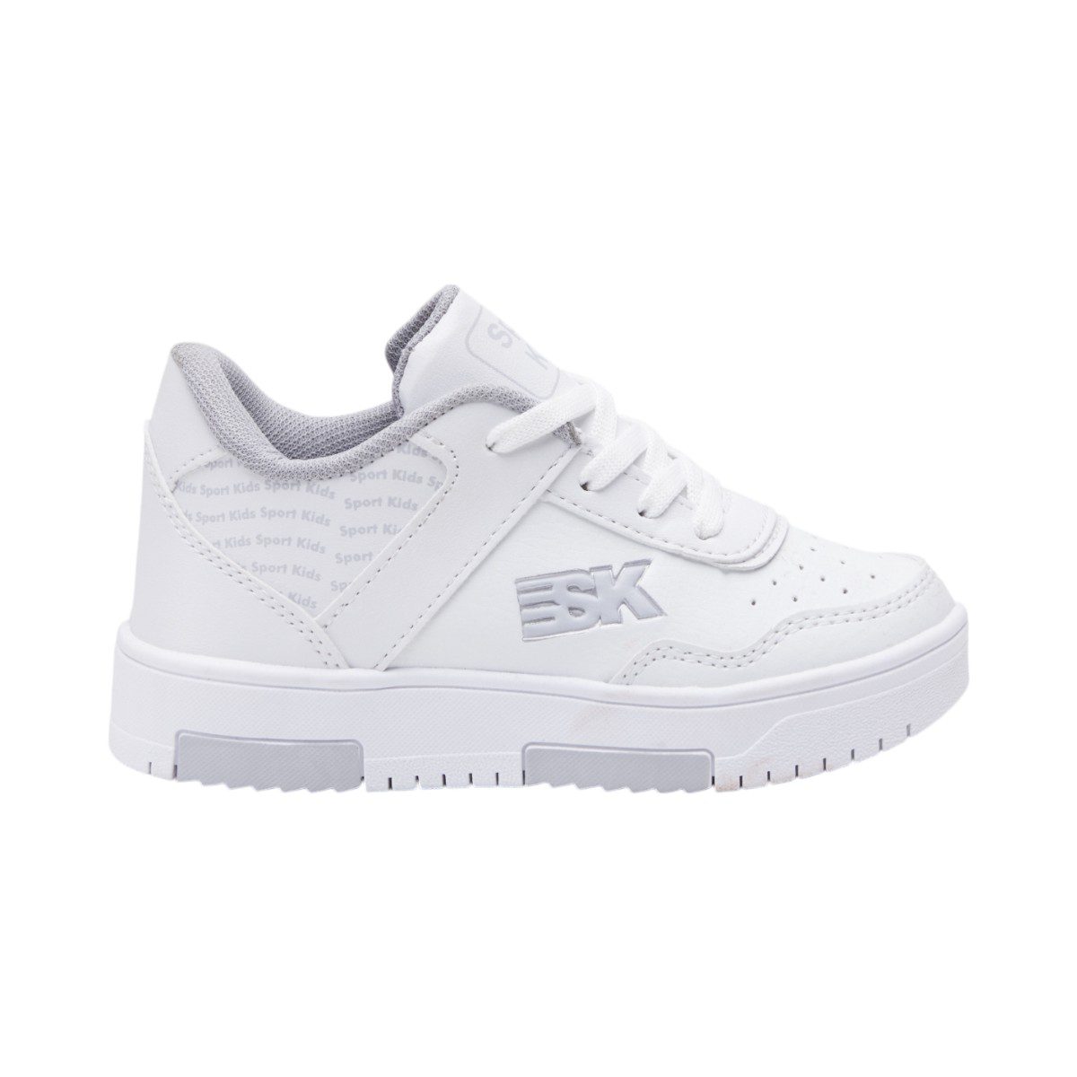 Tenis casual - 2 Blanco / Gris