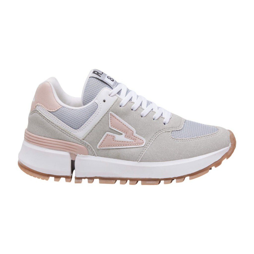 Tenis deportivo - A-88 Gris / Rosa