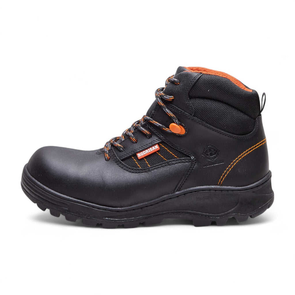 Bota industrial - Modelo 313 Negro / Naranja
