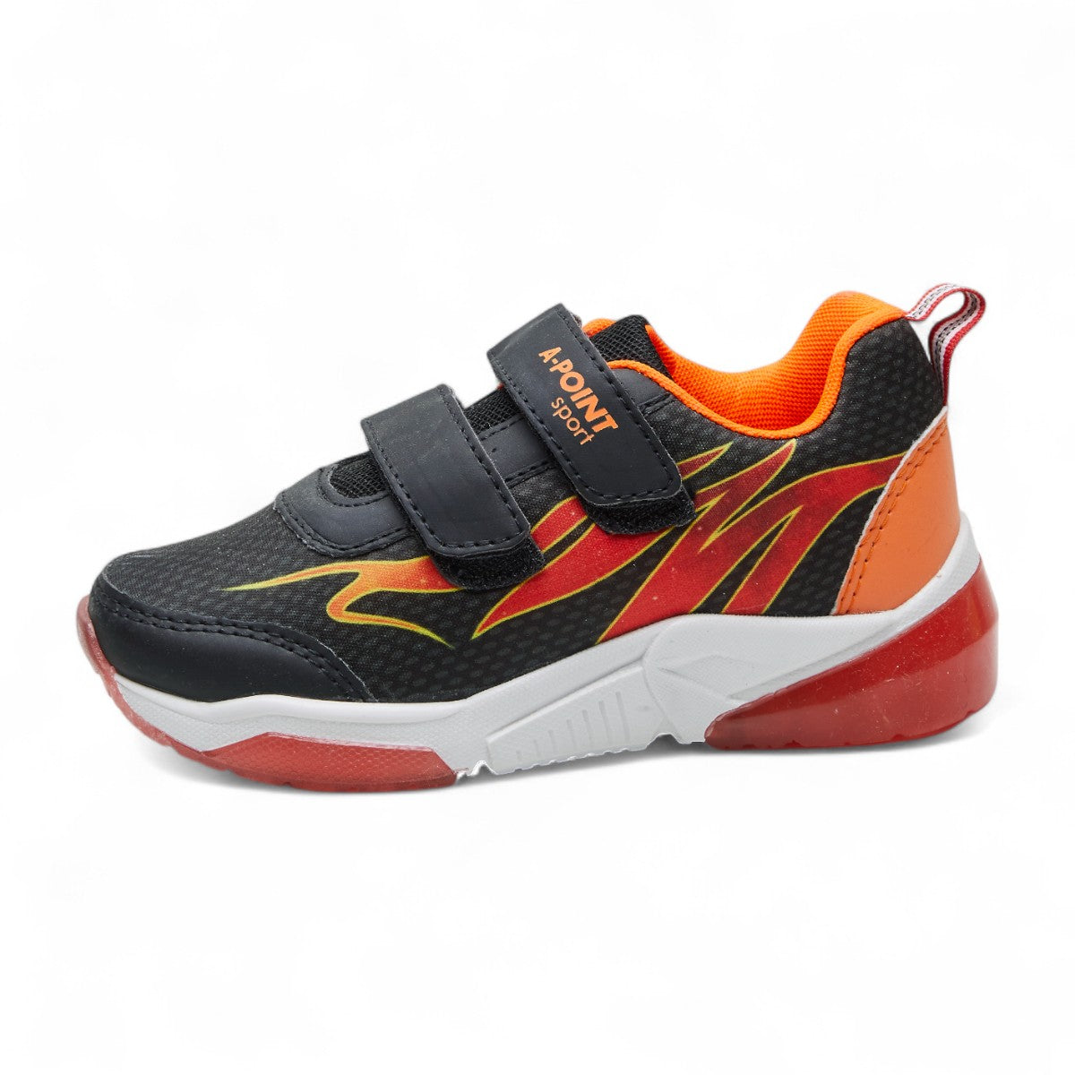 Tenis deportivo - 388 Negro / Naranja