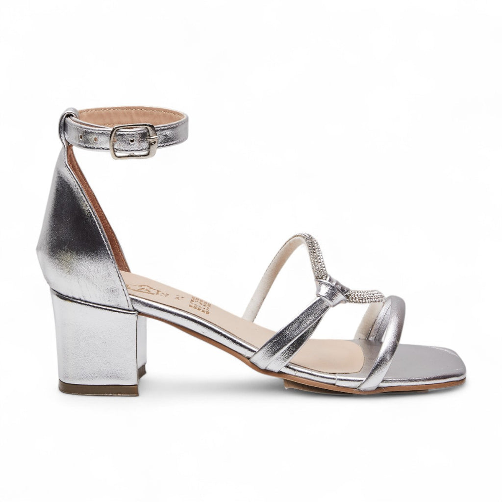 Zapatilla tacón bajo - 643 Plata