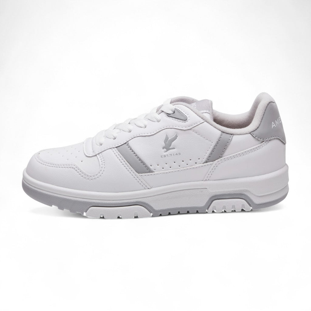 Tenis casual - 7143 Blanco / Gris