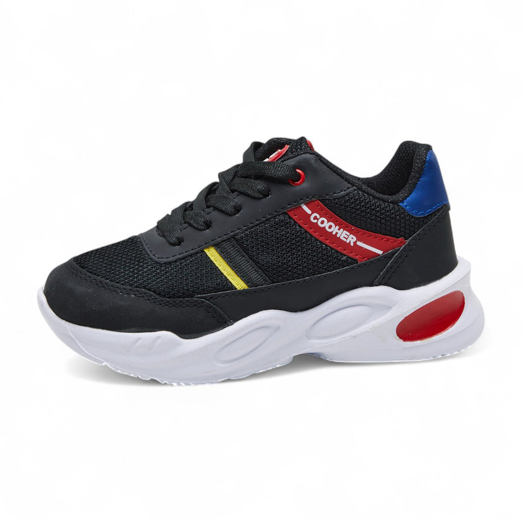 Tenis deportivo - 63 Negro / Rojo