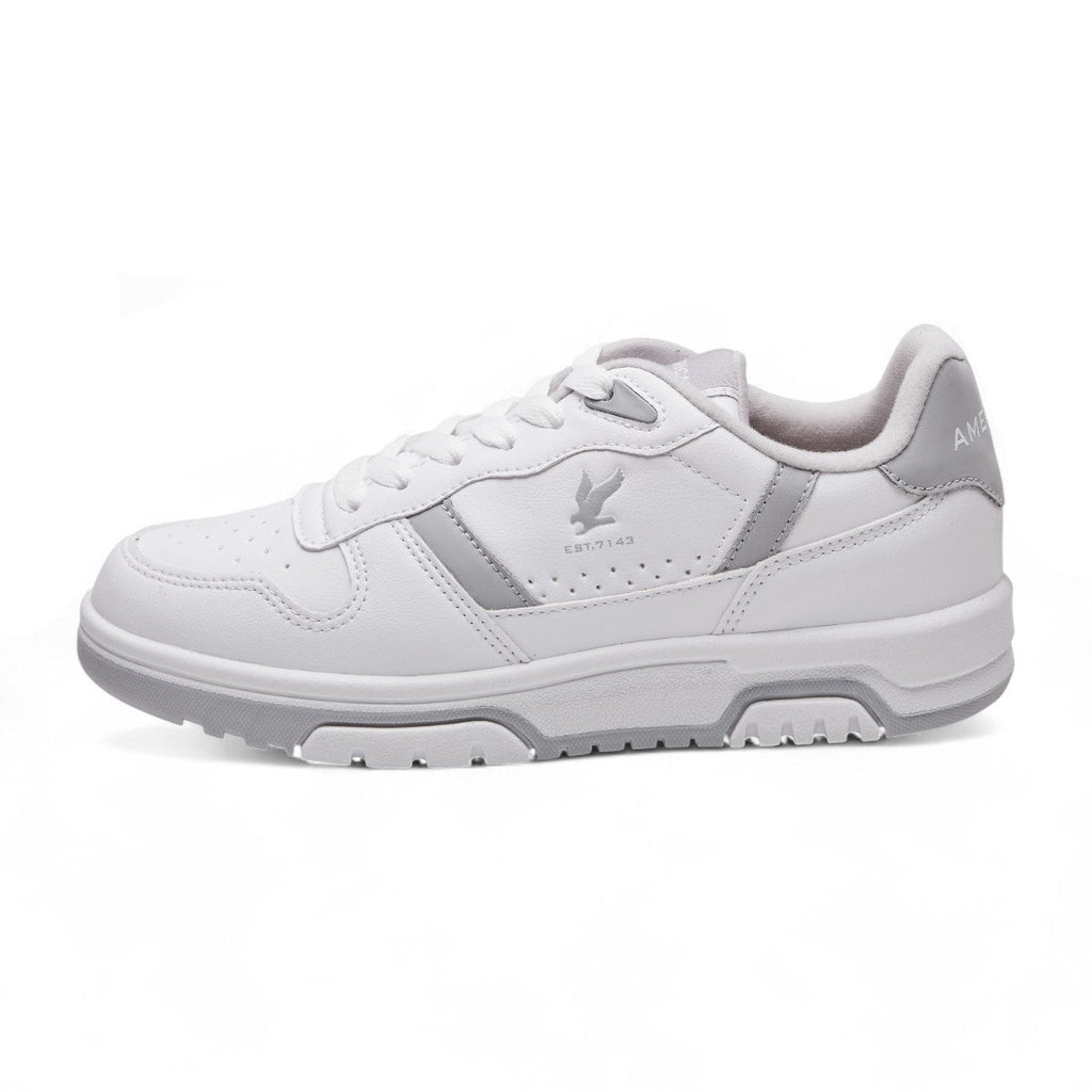 Tenis casual - 7143-2 Blanco / Gris