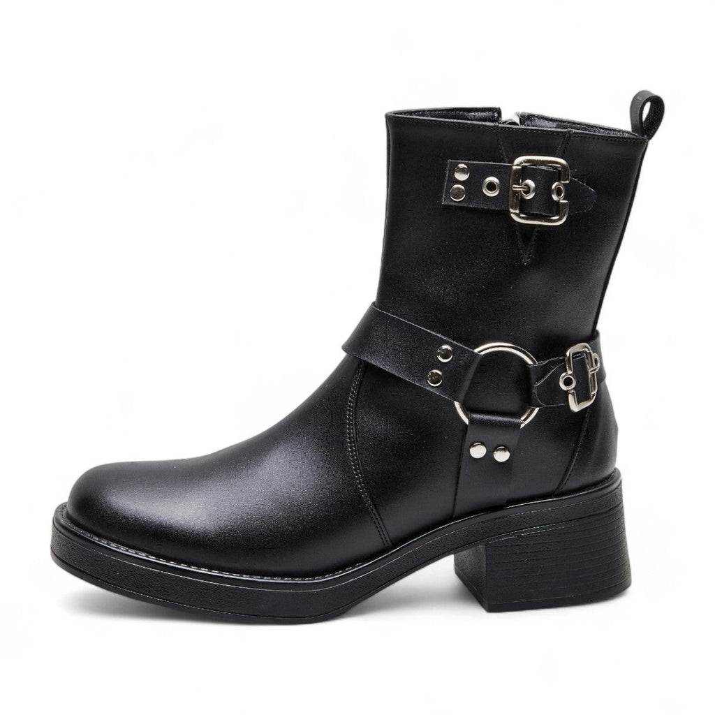 Botín alto Daniel García - B102 Negro