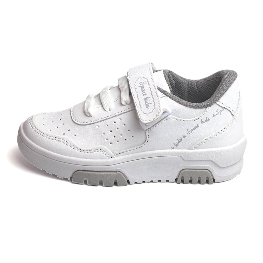 Tenis casual - 8 Blanco / Gris