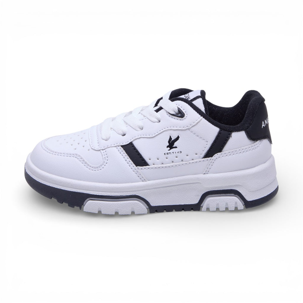 Tenis casual - 7143 Blanco / Negro