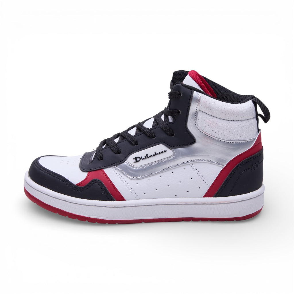 Tenis casual de bota - 951 Negro / Blanco