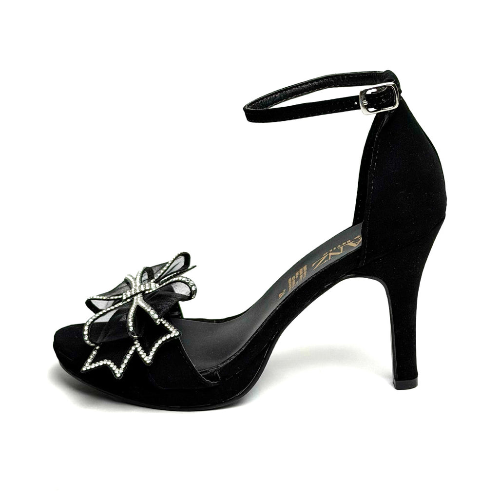 Zapatilla tacón medio - 779 Negro