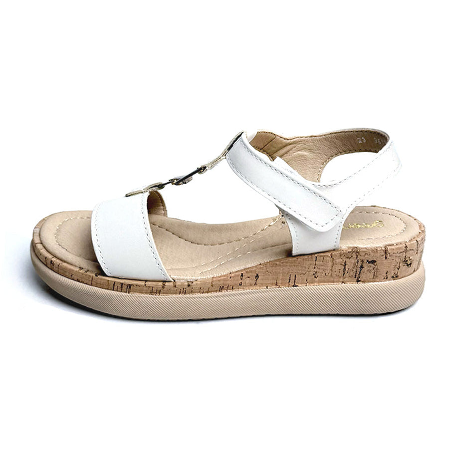 Huarache plataforma pequeña Yuyin - 96113 Latte