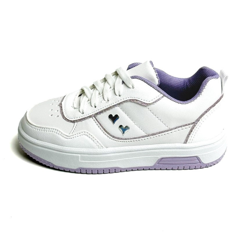 Tenis casual - 010-2 Blanco / Lila