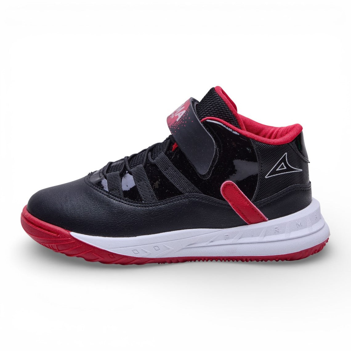 Tenis deportivo Pirma - 2020 negro blanco rojo