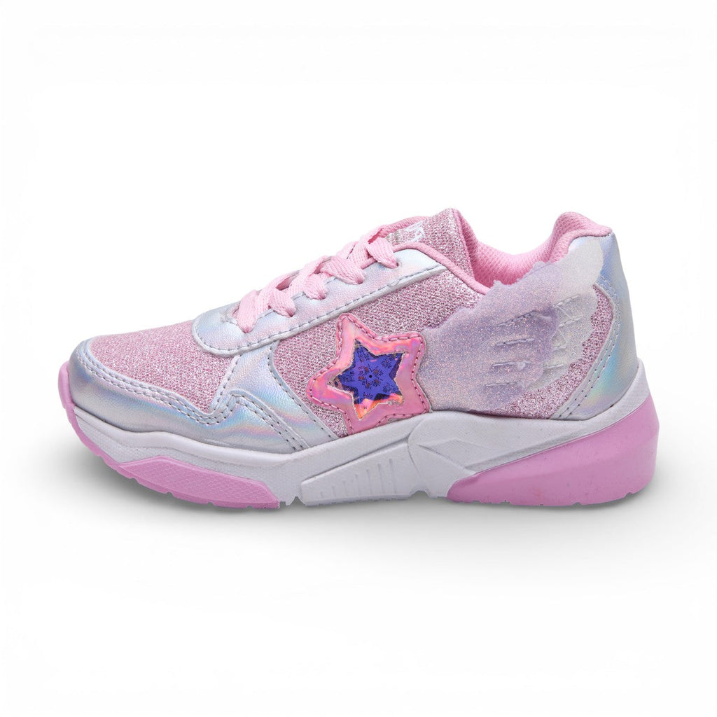 Tenis deportivo - 3345-F Rosa / Plata