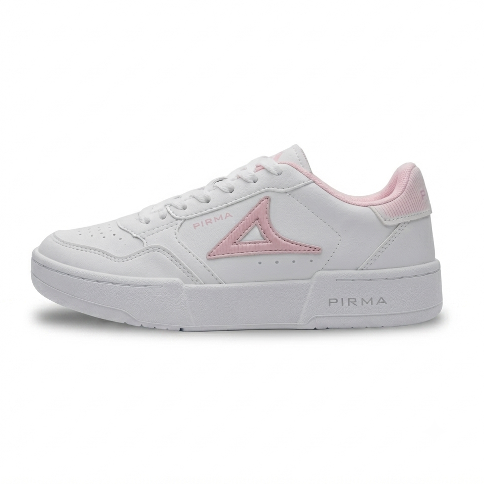 Tenis casual Pirma - 5083 Blanco / Rosa