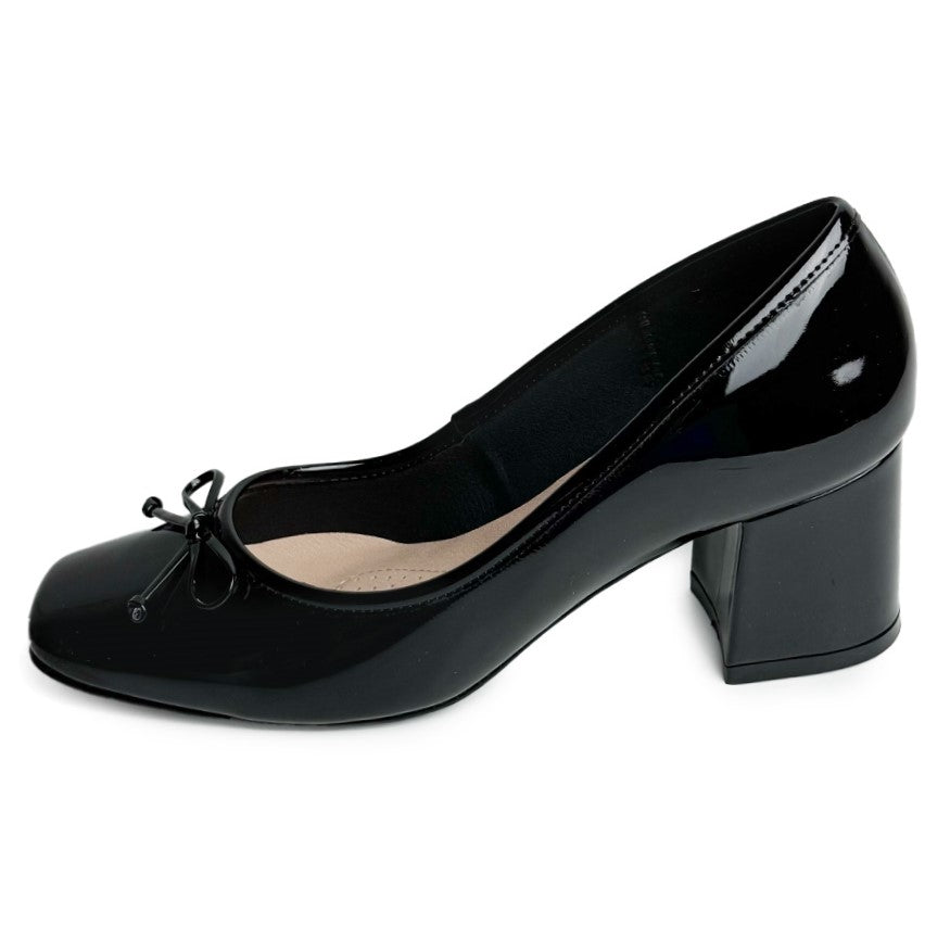 Zapatilla tacón bajo - 2715 Negro