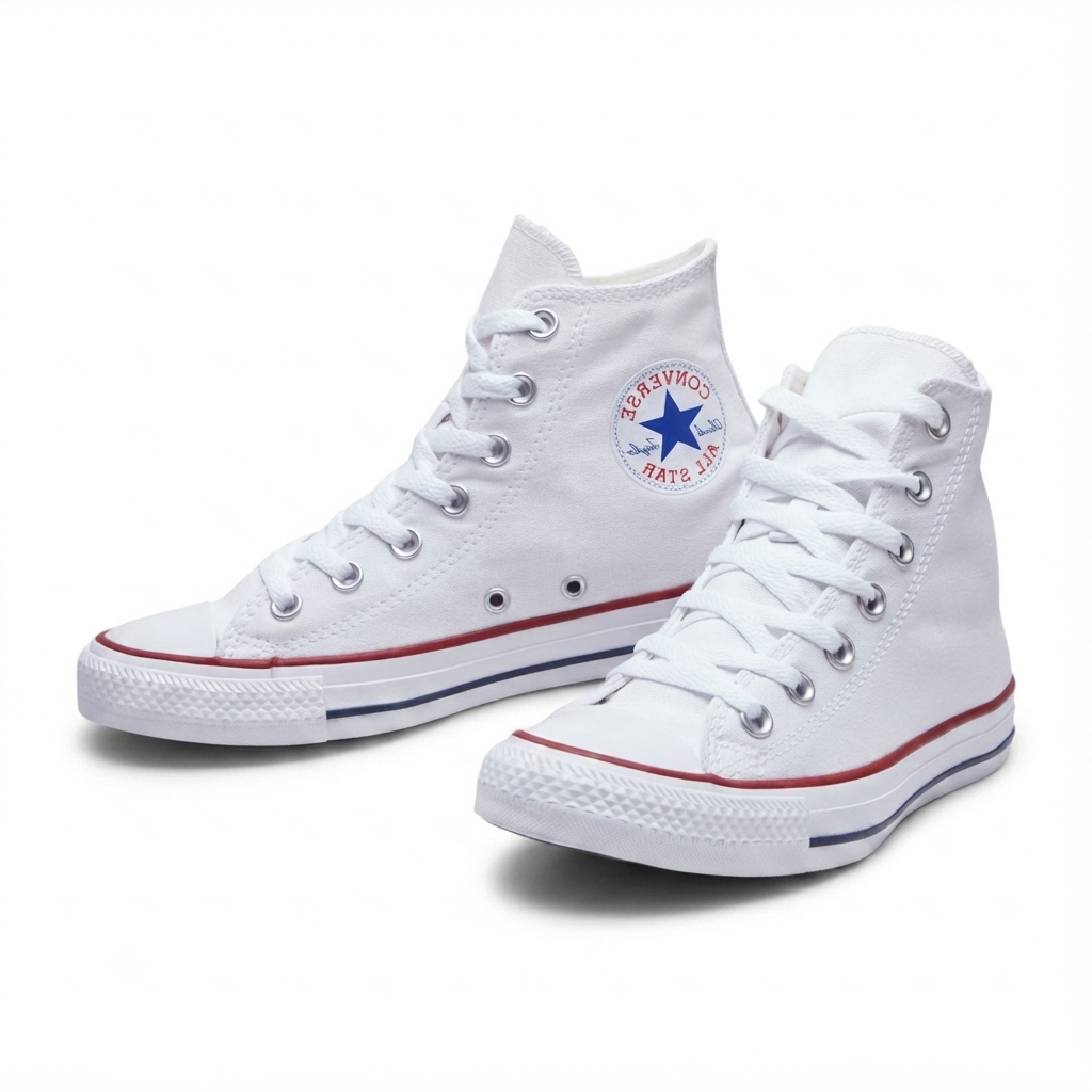 Tenis casual de bota Converse - 7650-bota Blanco