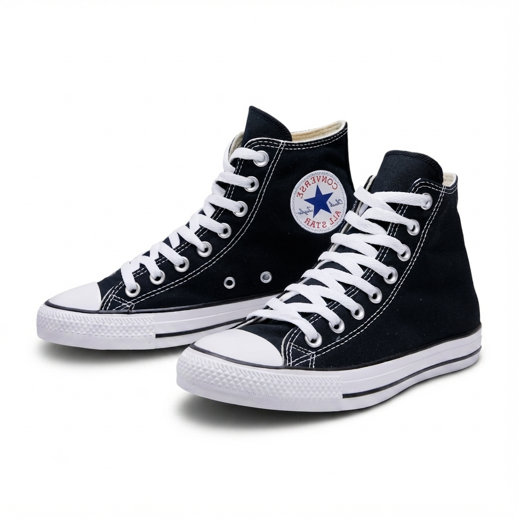 Tenis casual de bota Converse - 9160-bota Negro