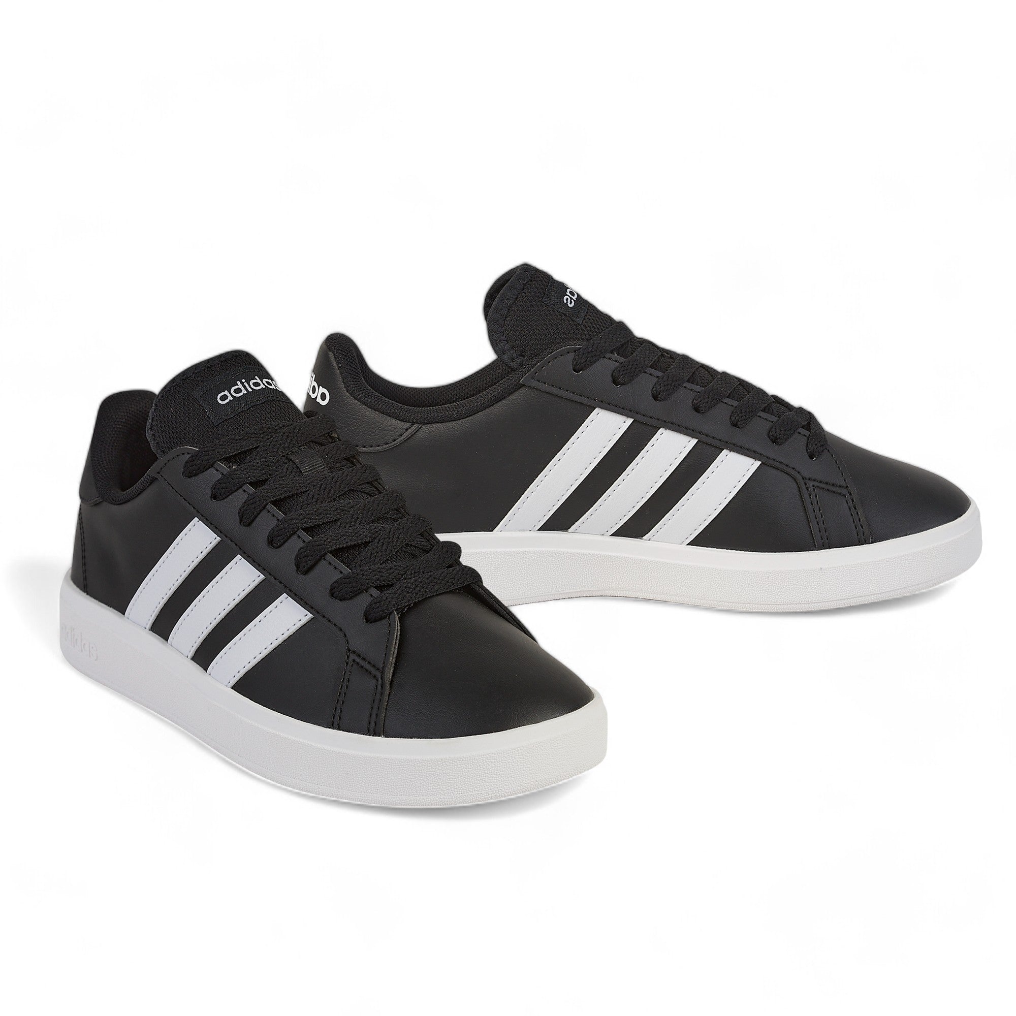 Tenis casual Adidas - EE7482 Negro / Blanco