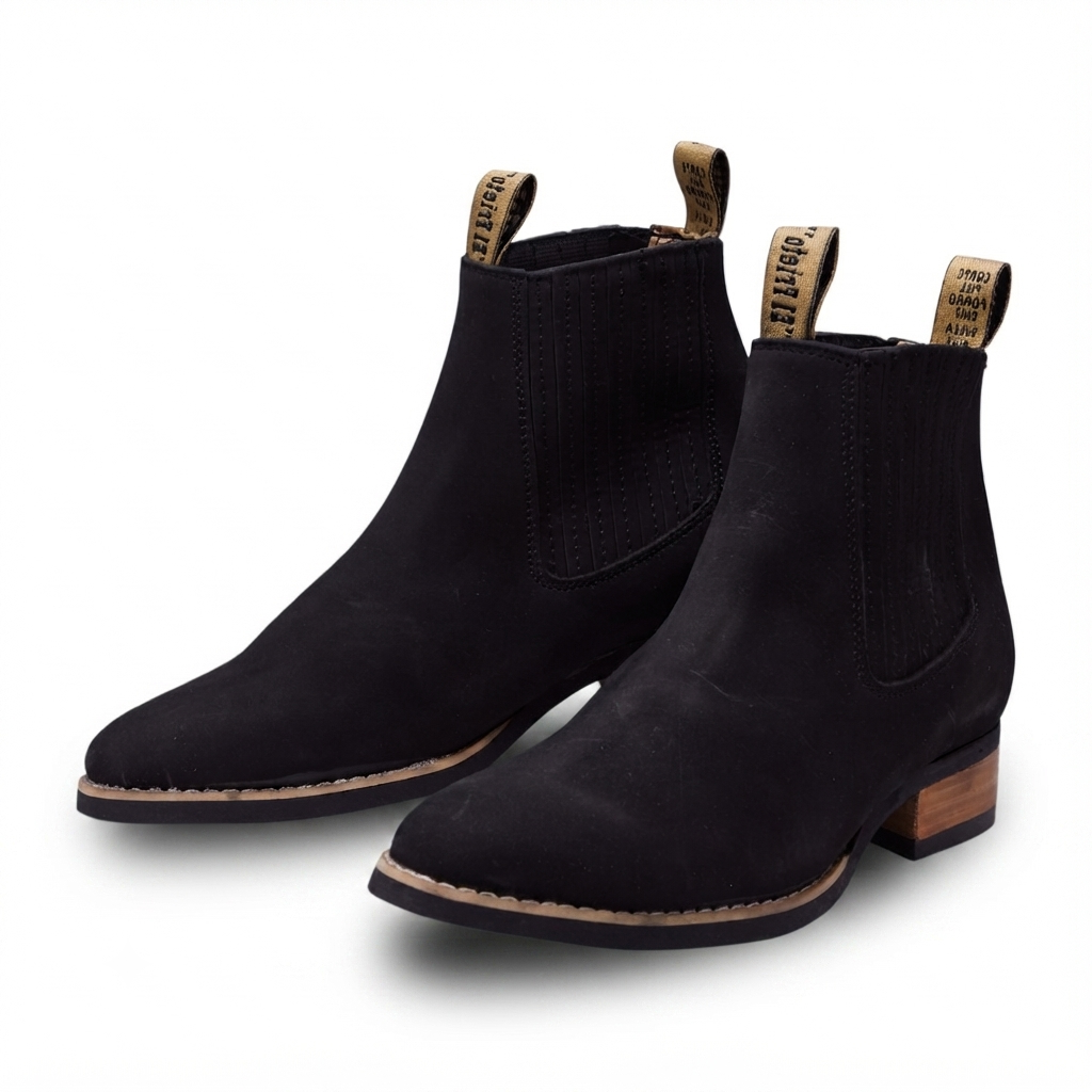 Botín Vaquero - Modelo 48 Negro