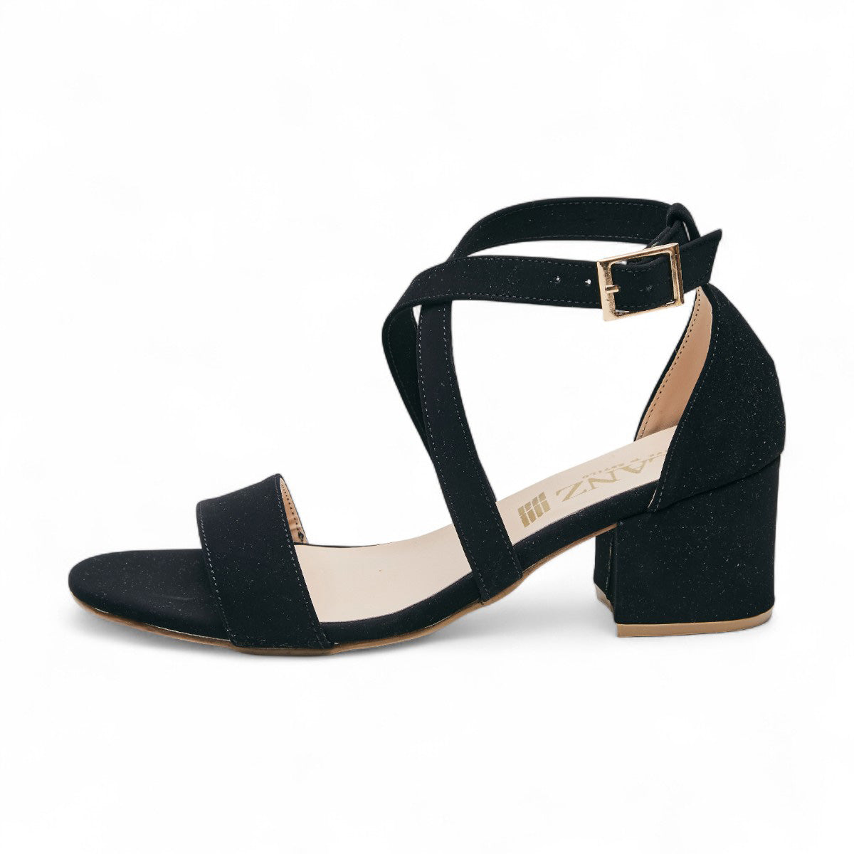 Zapatilla tacón bajo - 800-1 Negro