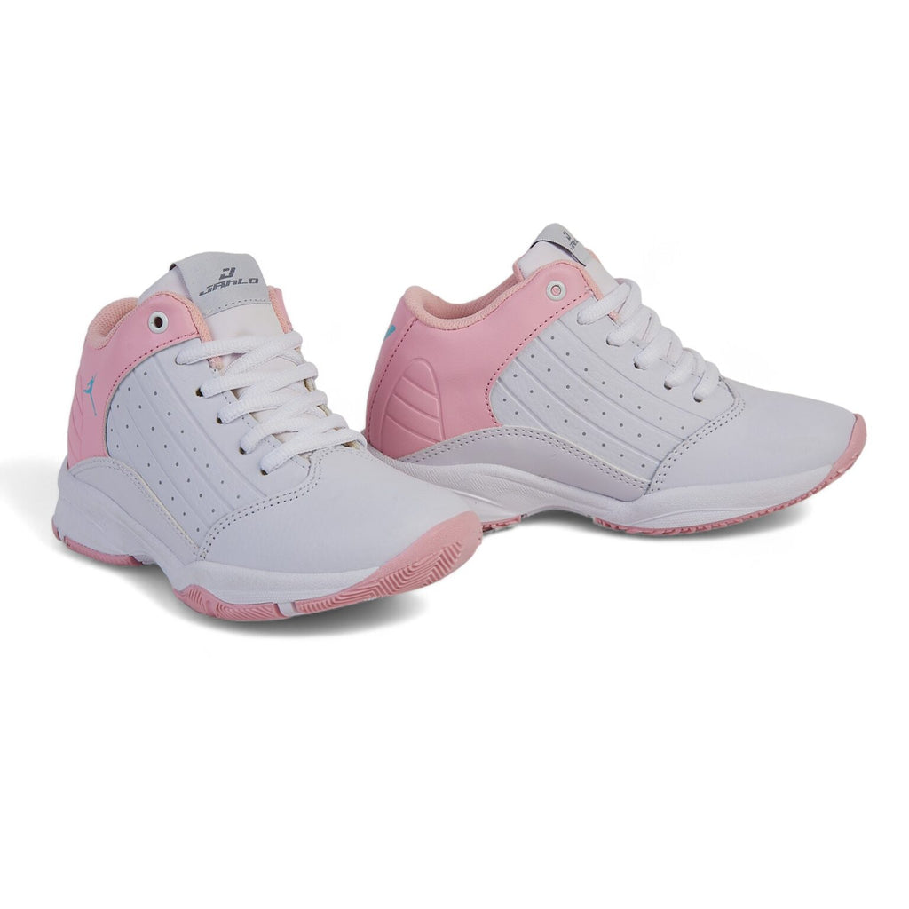 Tenis deportivo de bota - 588 Blanco / Rosa