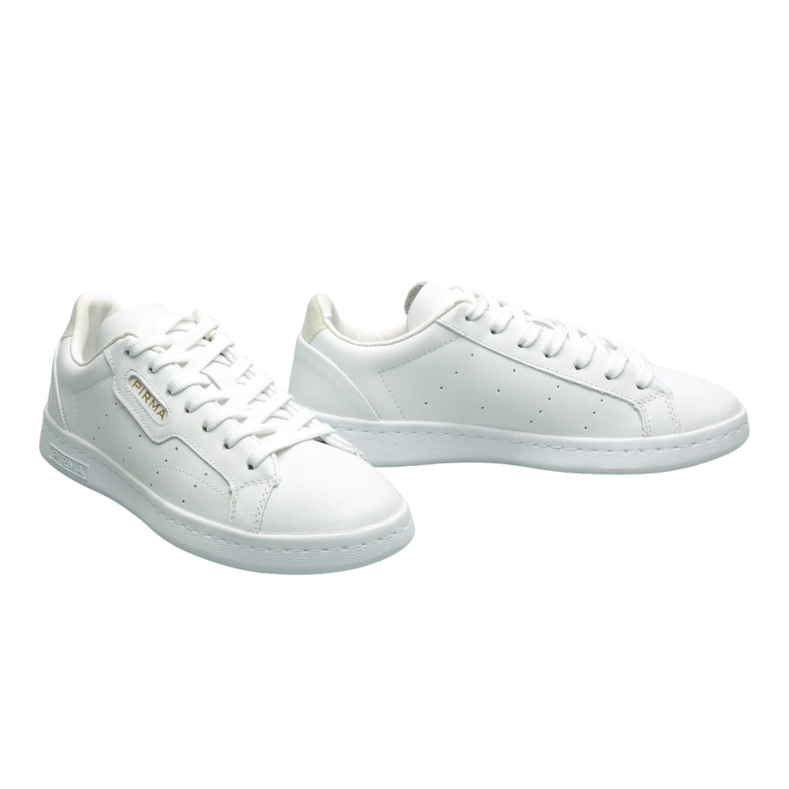 Tenis casual Pirma - 5042 Blanco / Oro