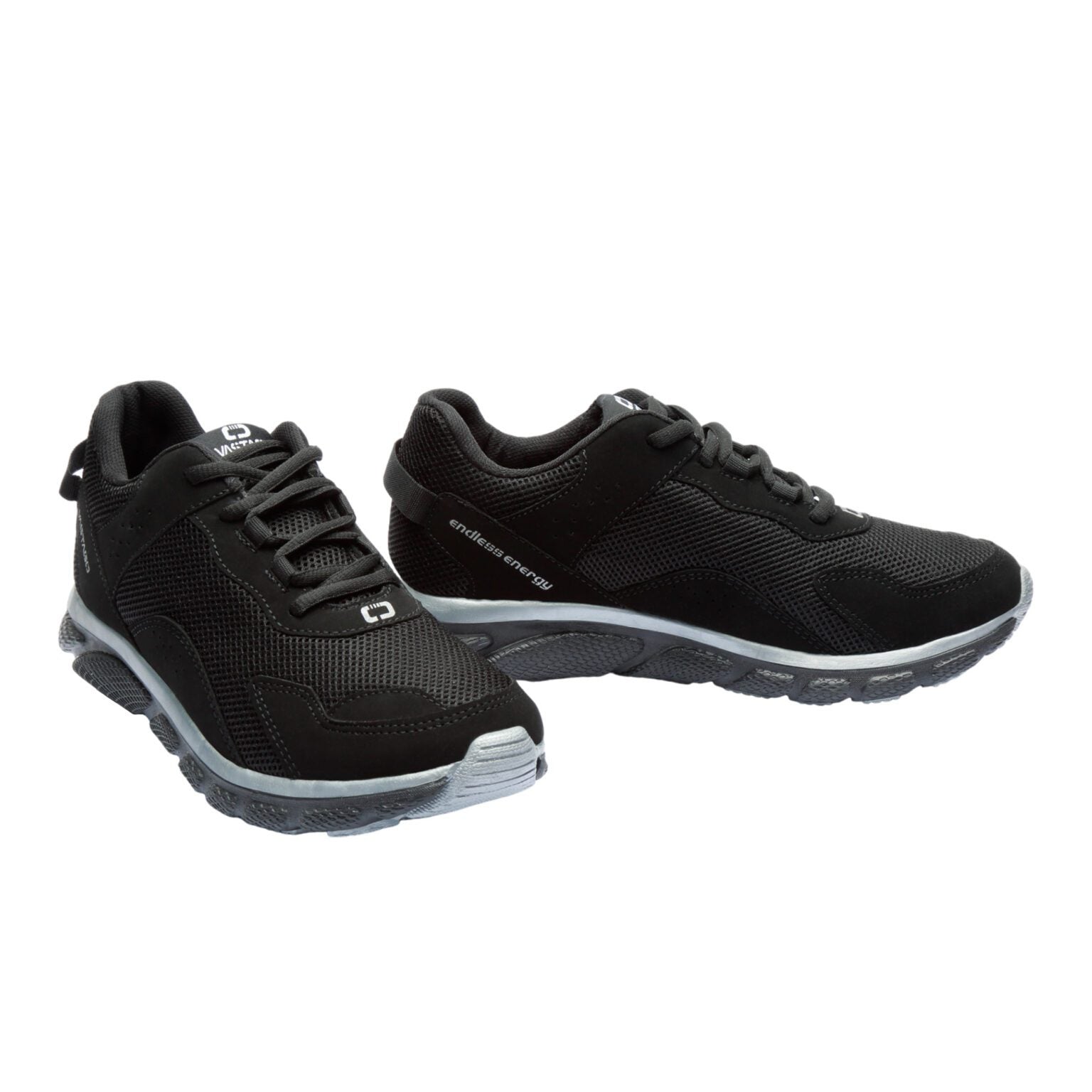 Tenis deportivo - 425 Negro / Plata