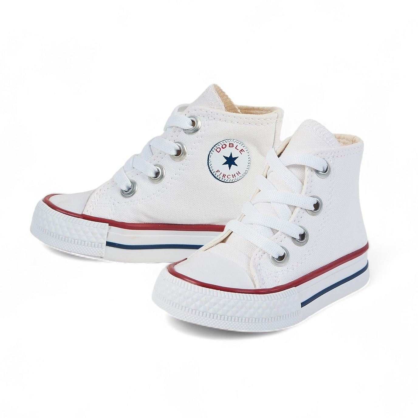 Tenis casual de bota - 688-bota Blanco