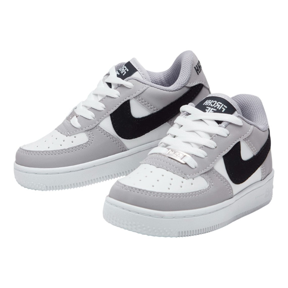 Tenis casual - 4300-1 Gris / Blanco / Negro