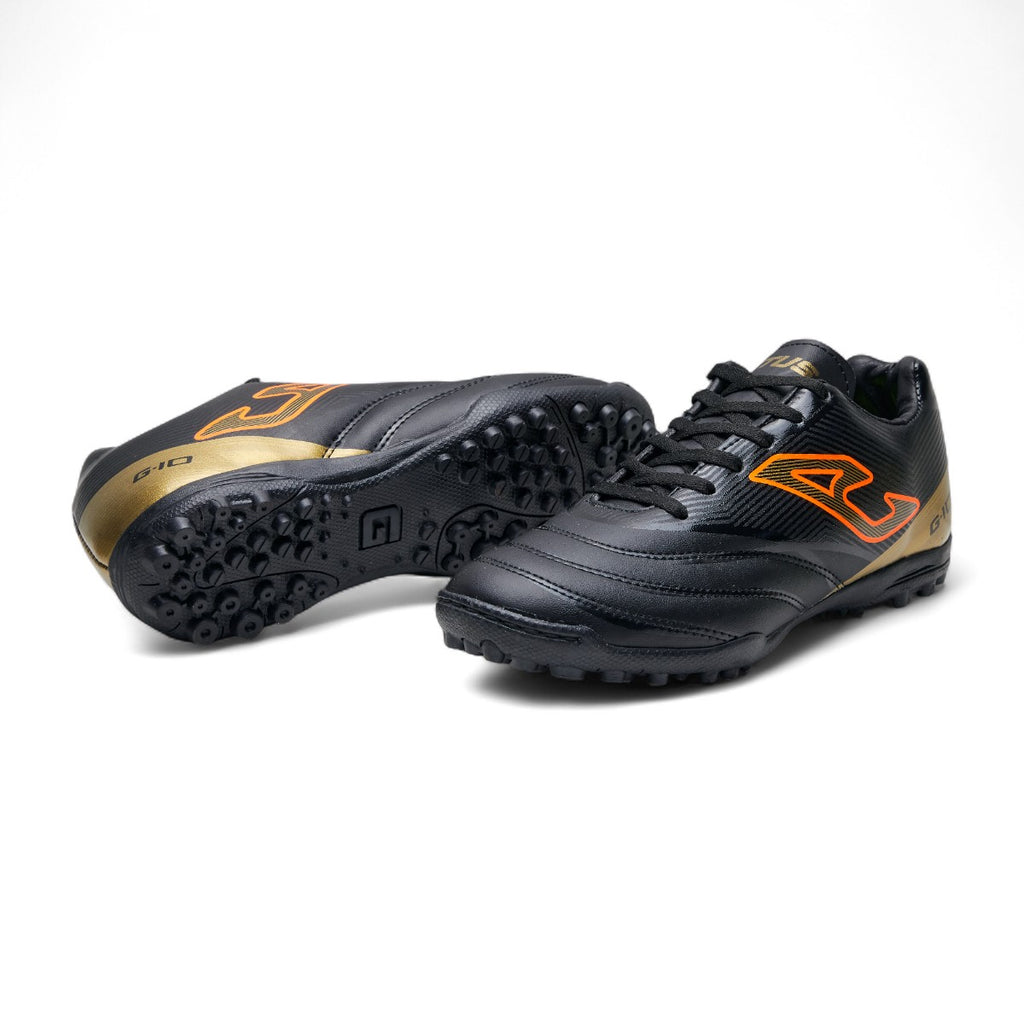 Tenis de Fútbol - 709 Negro / Oro / Naranja
