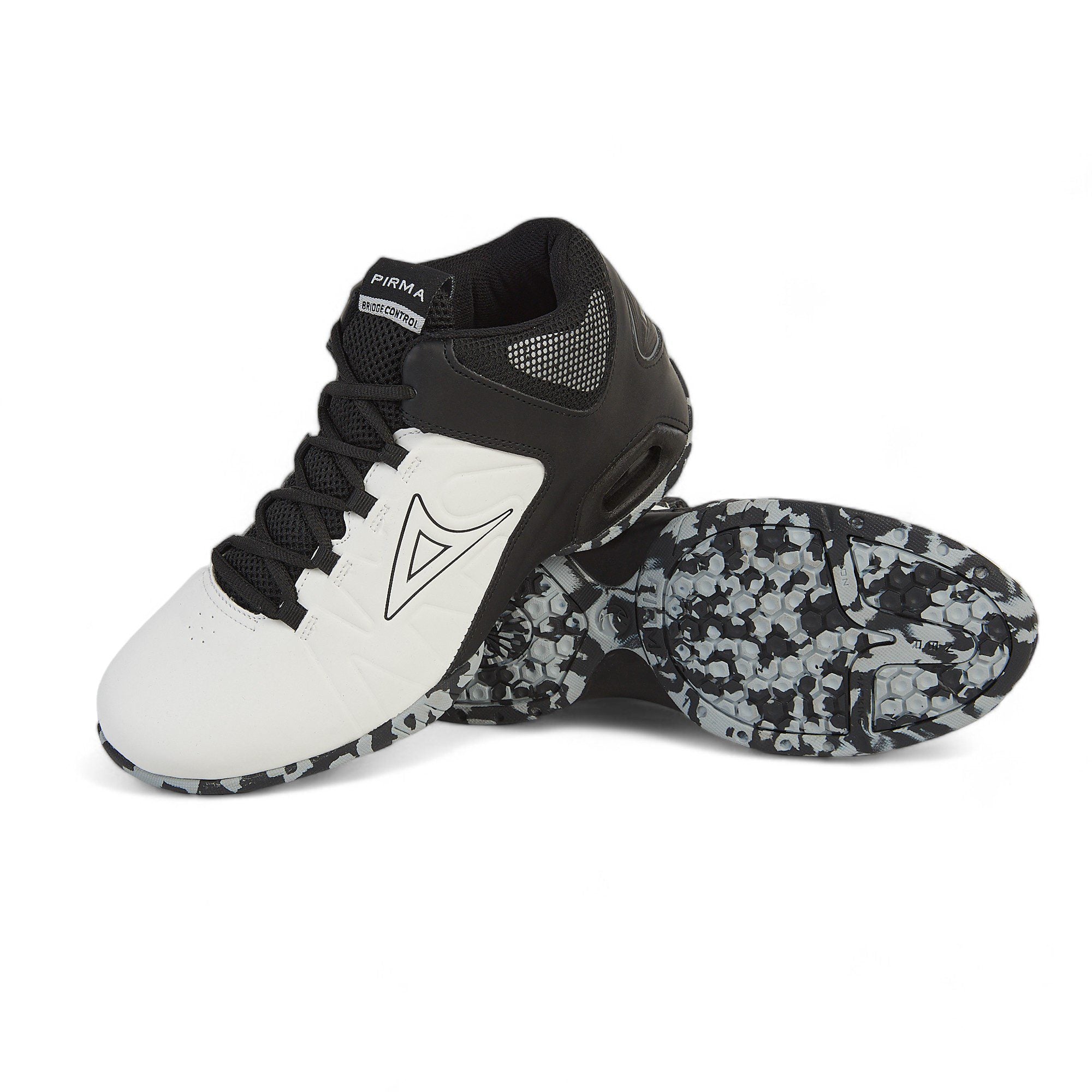 Tenis deportivo de bota Pirma - 795 Blanco / Negro