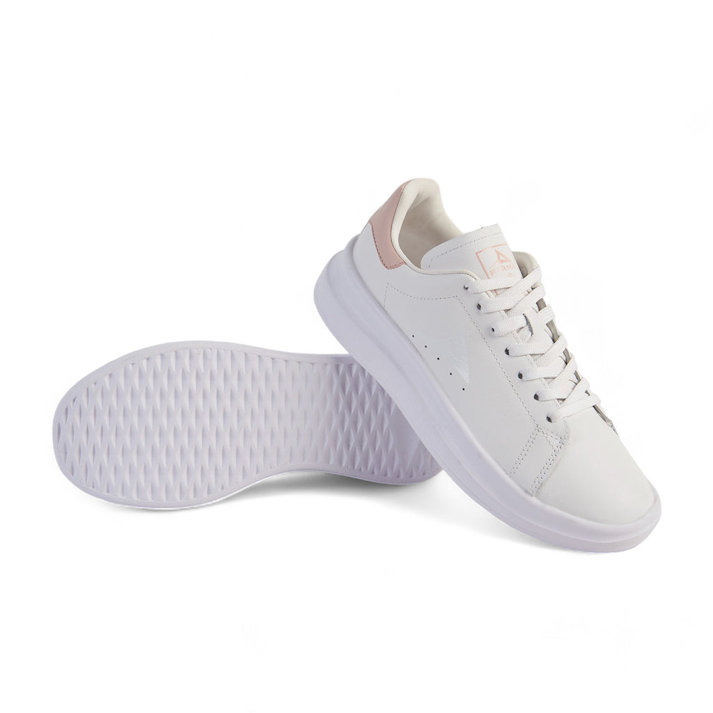 Tenis casual Pirma - 5504 Blanco / Rosa