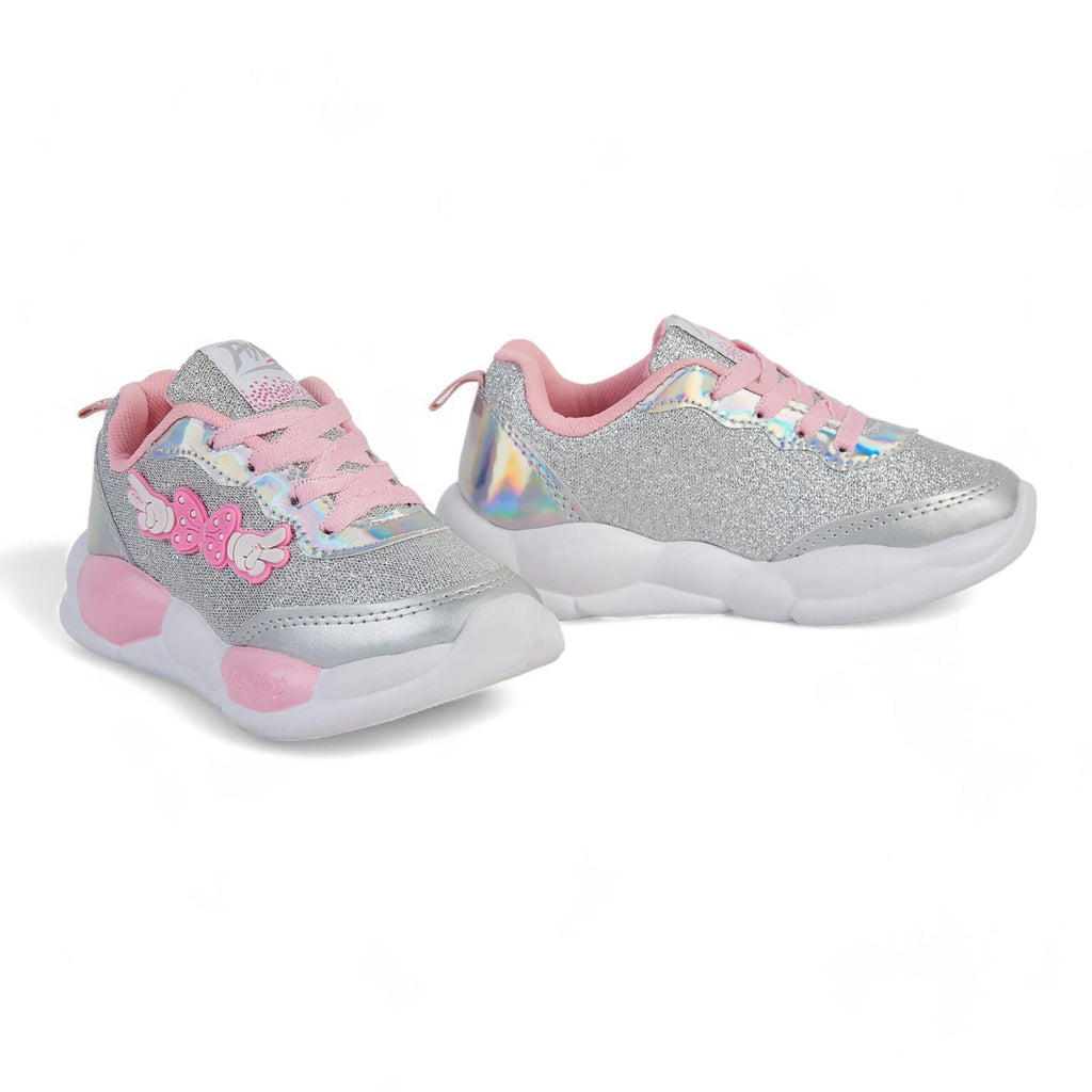 Tenis deportivo - 610 Plata / Rosa