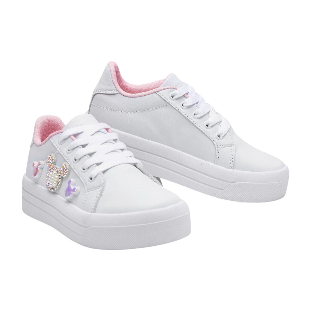 Tenis casual - MICKEY Blanco