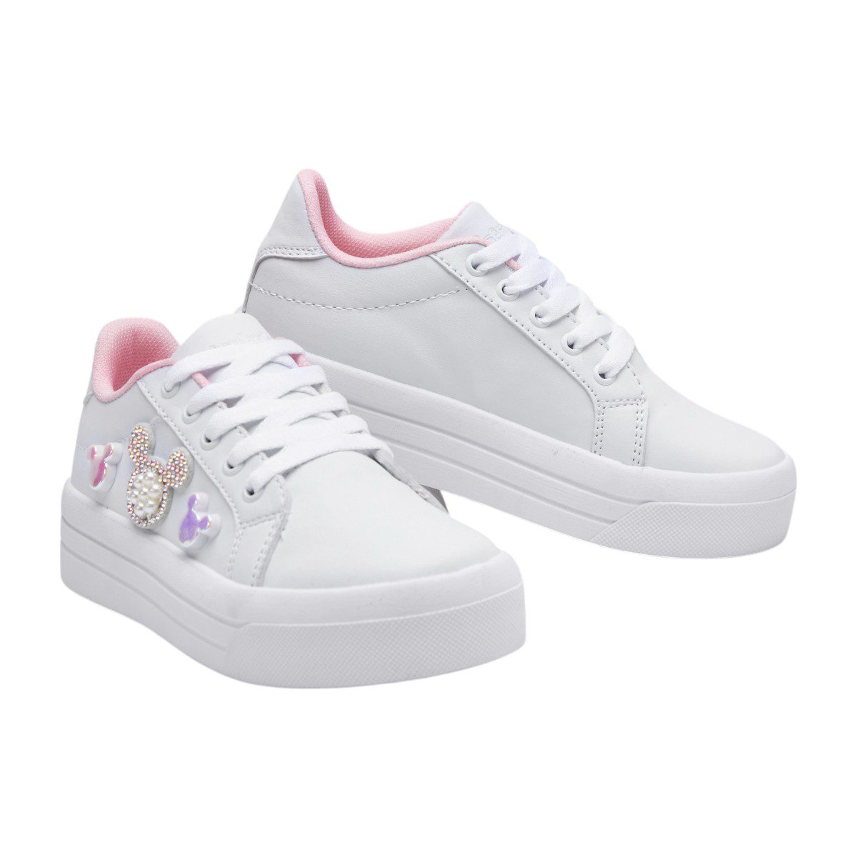 Tenis casual - MICKEY Blanco