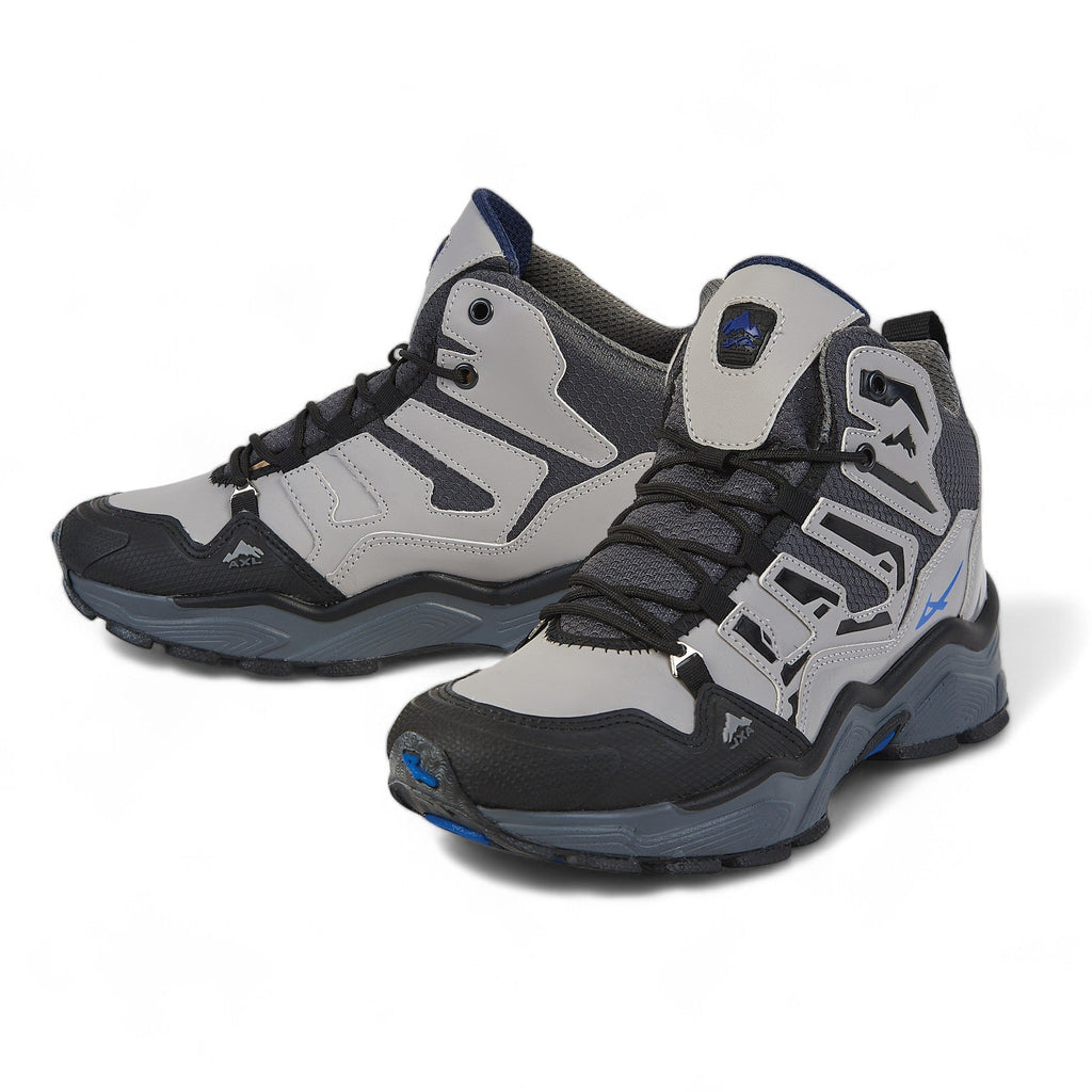 Tenis senderismo - 743 Gris / Negro / Azul