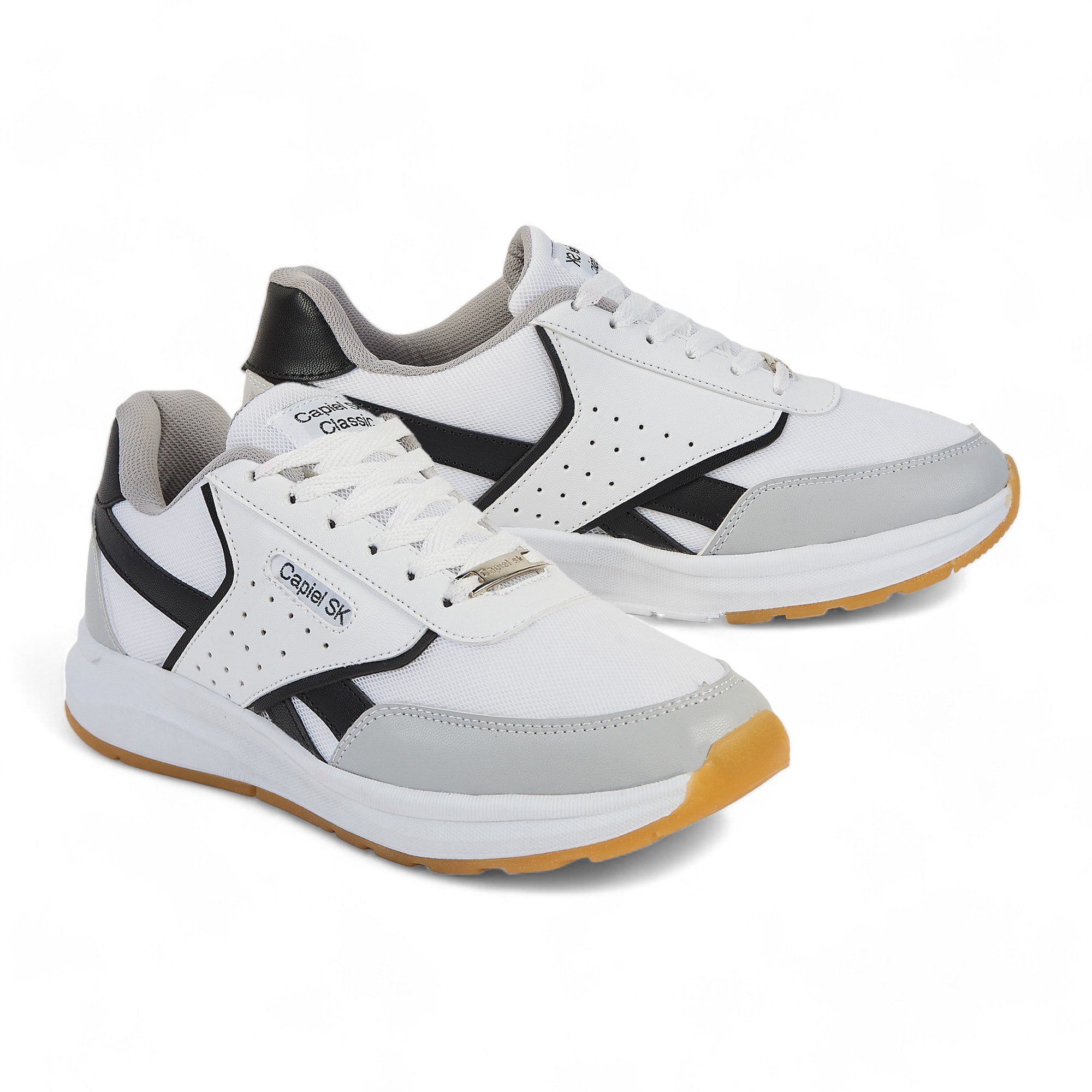 Tenis deportivo - 47 Blanco / Negro / Gris