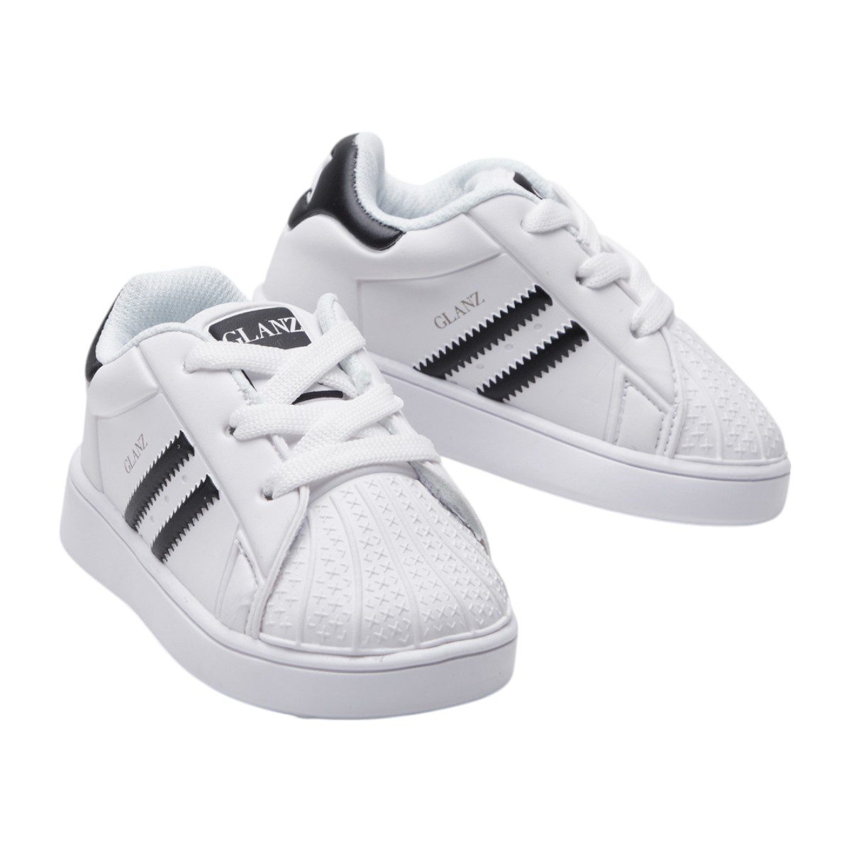Tenis casual - BB-5405 Blanco / Negro