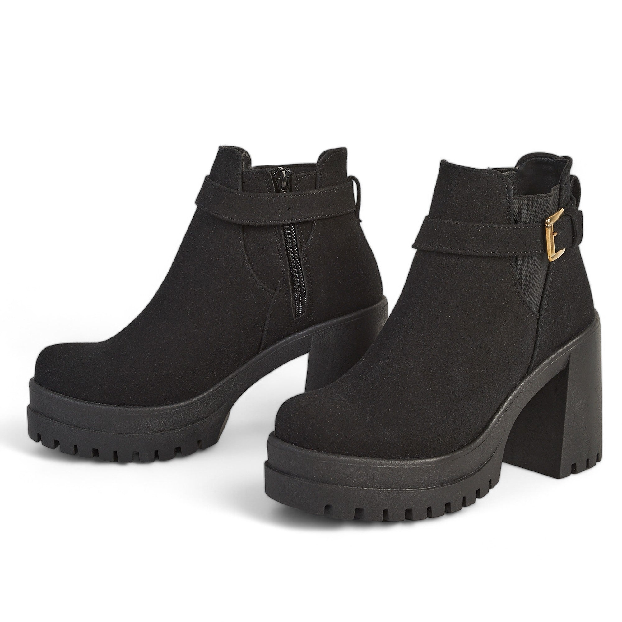 Botín alto - Modelo 24604 Negro