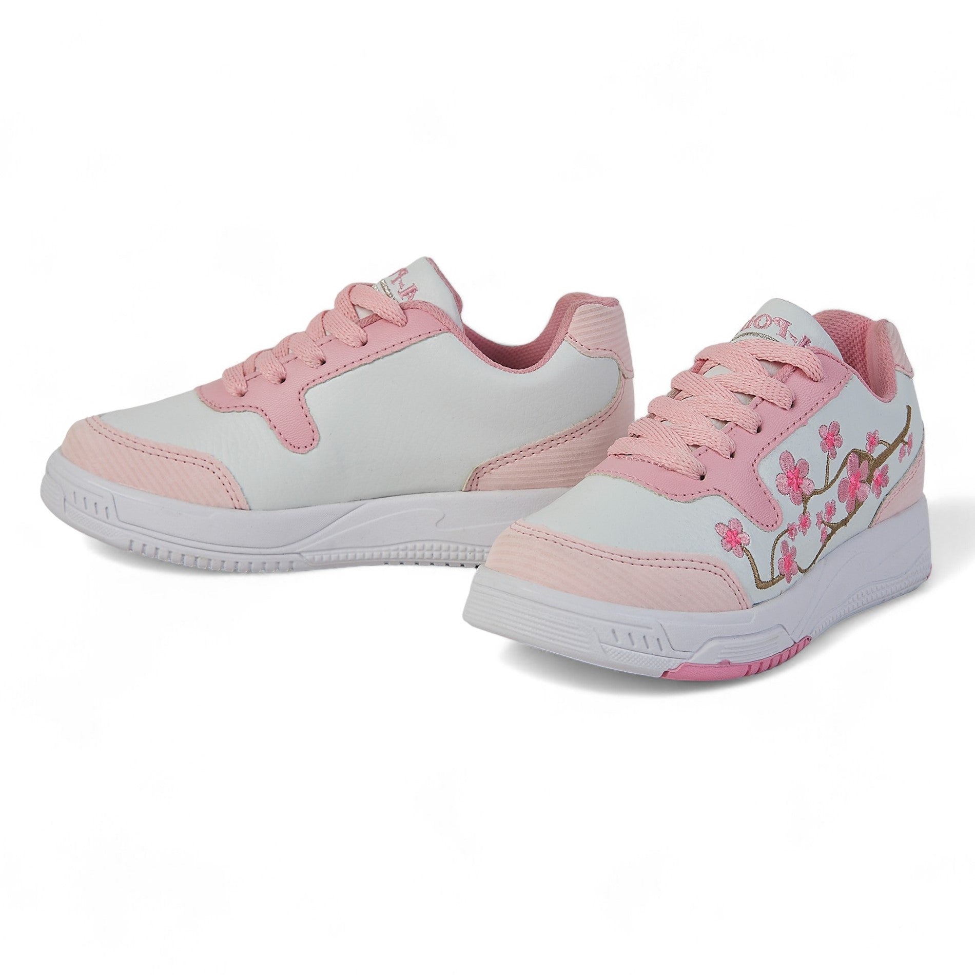 Tenis casual - 1031-C Blanco / Rosa