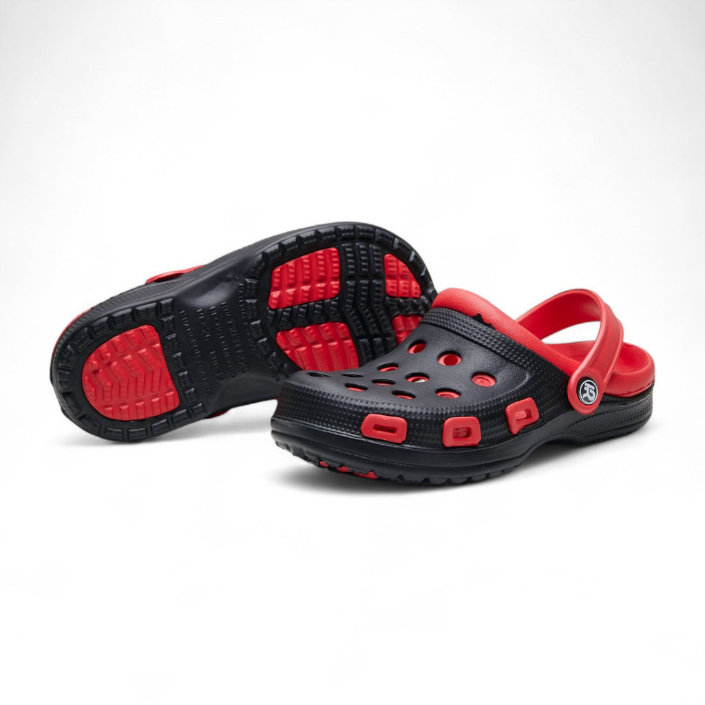 Sandalia - B-08 Negro / Rojo