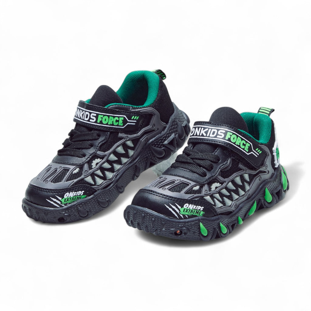 Tenis deportivo - 125 Negro / Verde