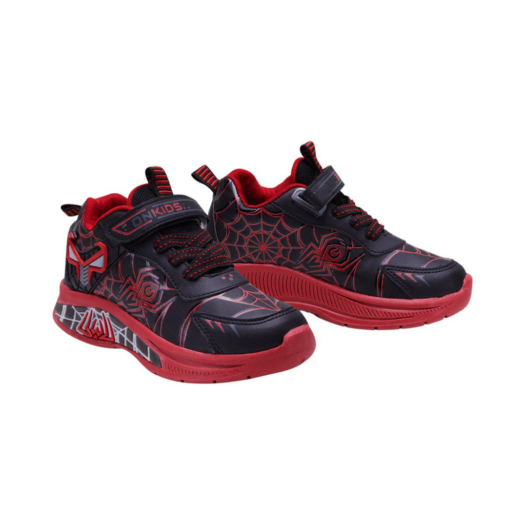 Tenis deportivo de bota - 133 Negro / Rojo