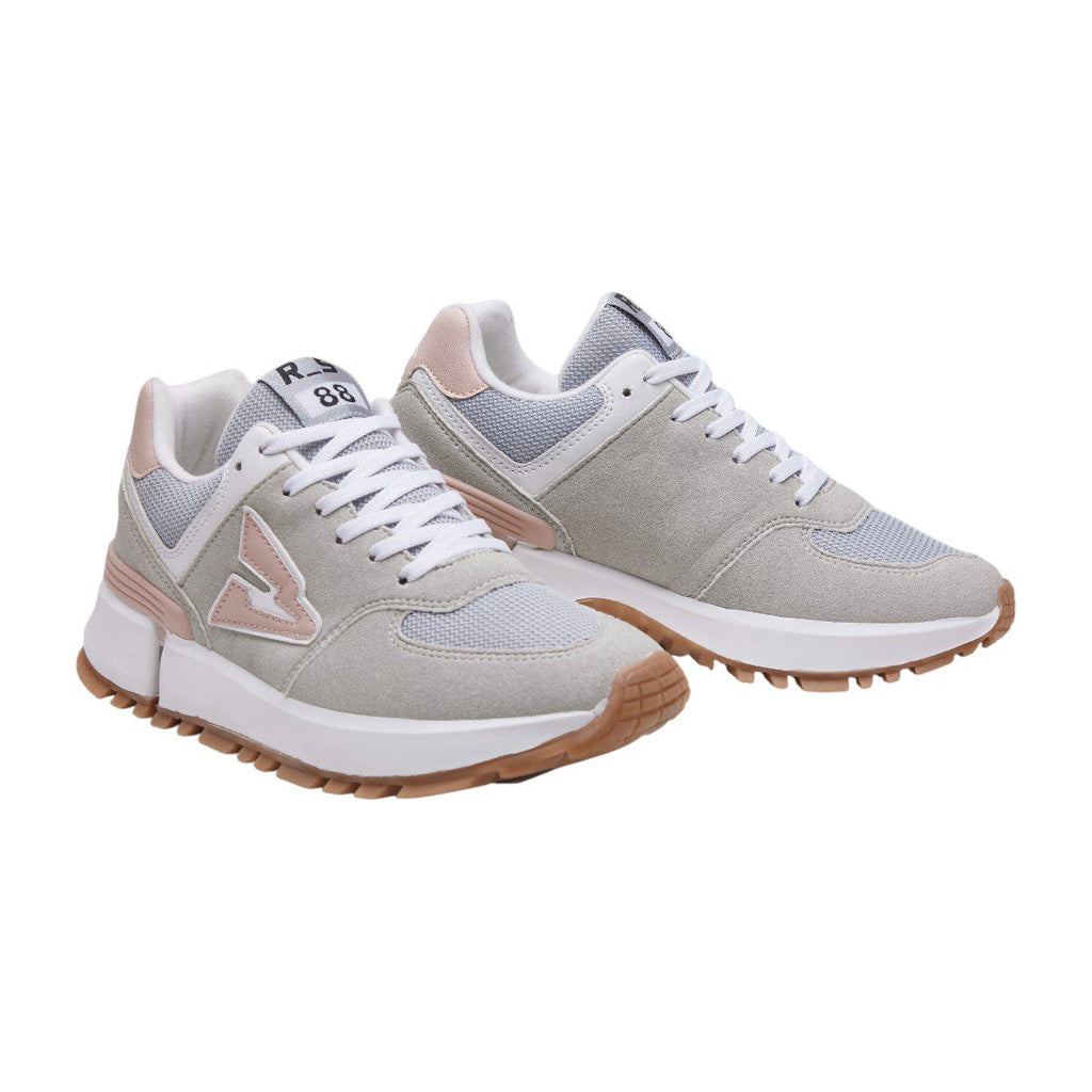 Tenis deportivo - A-88 Gris / Rosa
