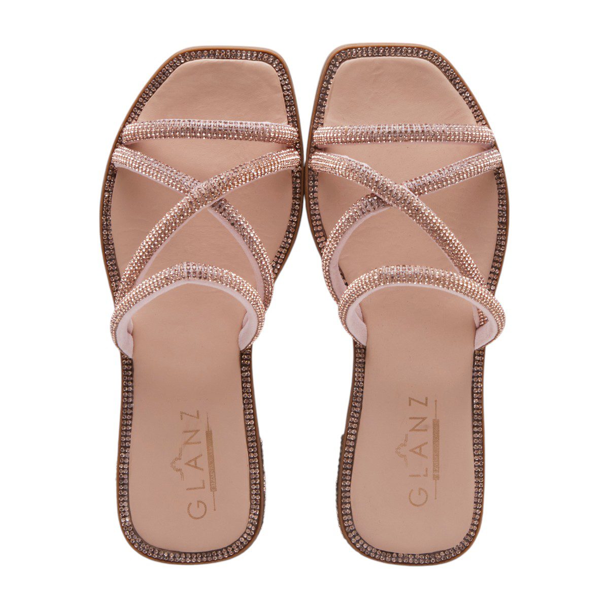 Huarache de piso - 5 Oro Rosado