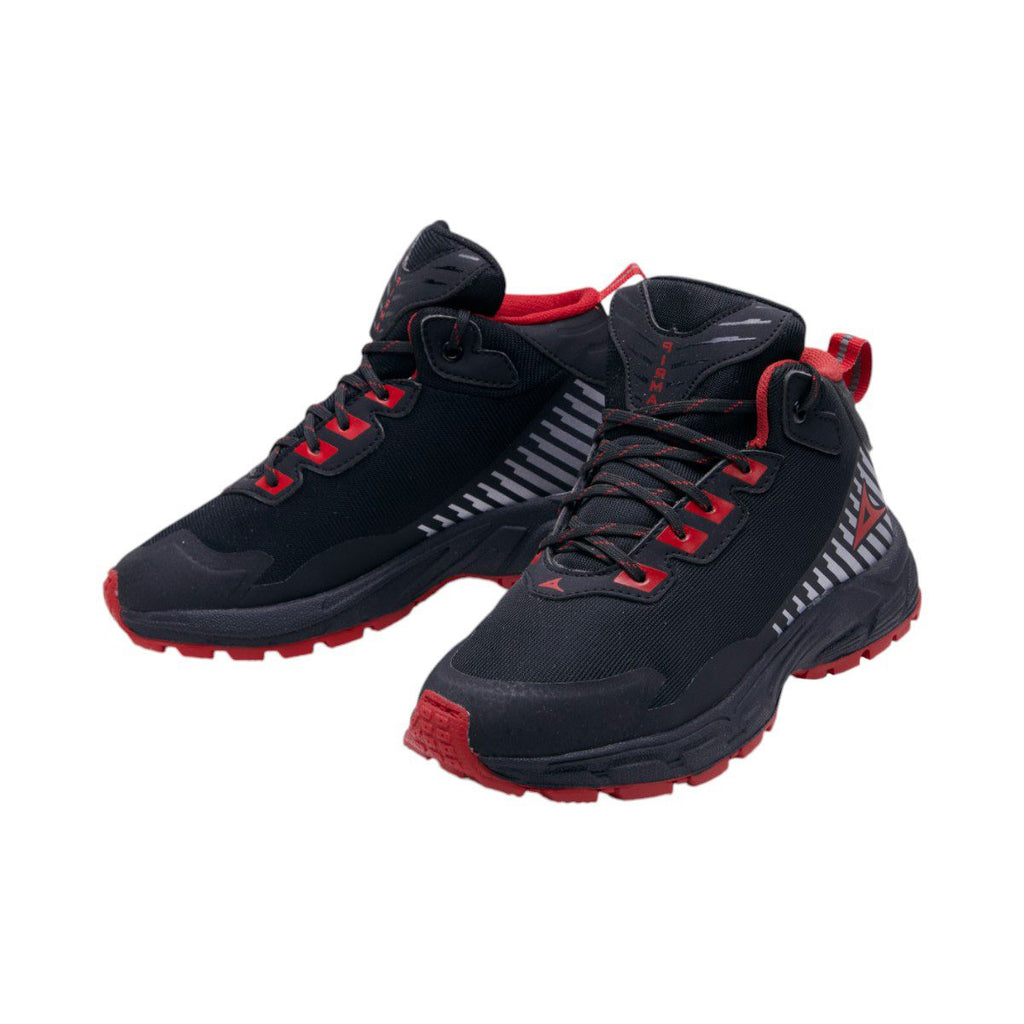 Tenis deportivo de bota Pirma - 1311 Negro / Rojo