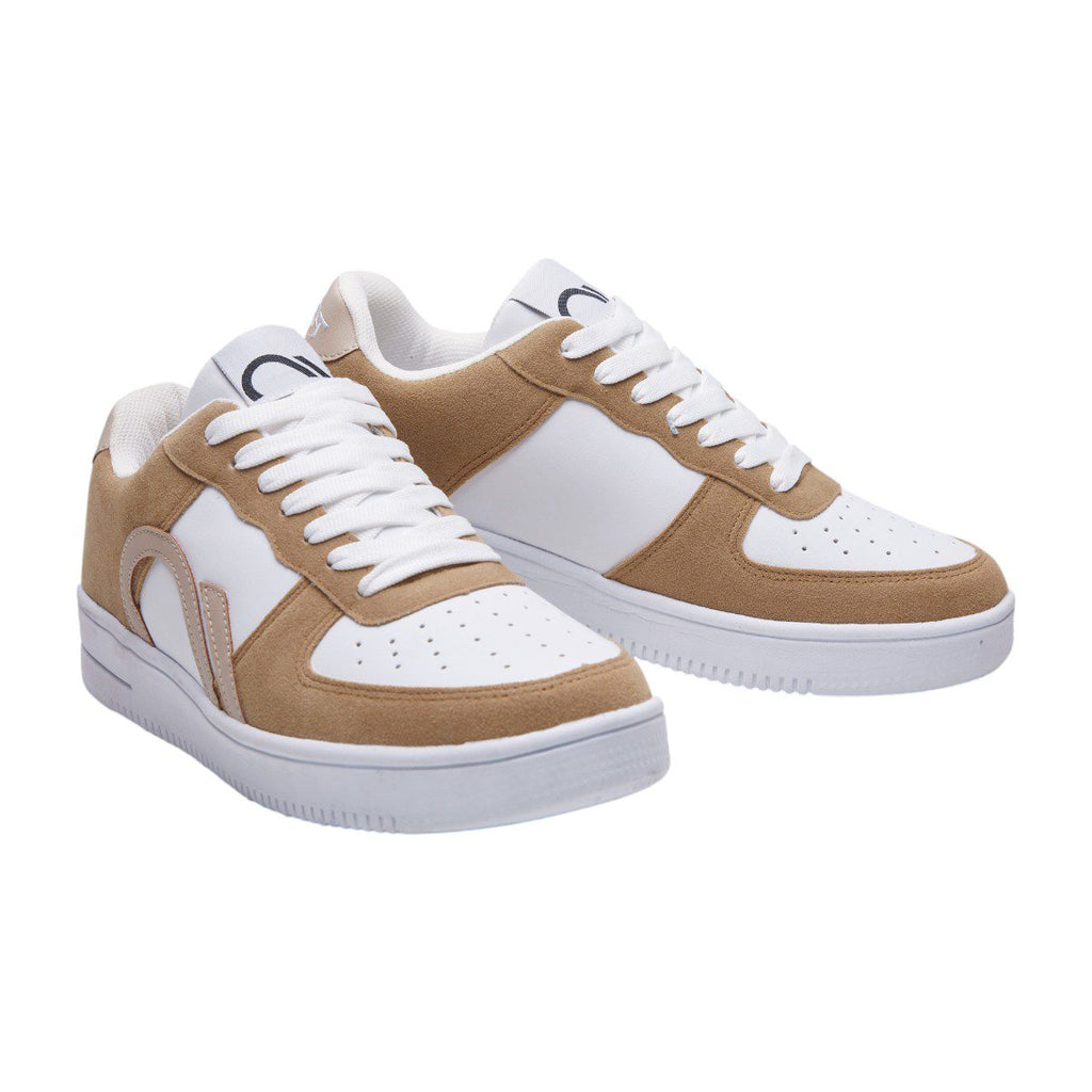 Tenis casual Bunt - 2221-2 Blanco / Arena