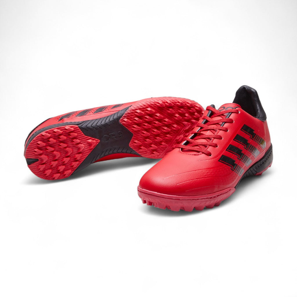 Tenis de fútbol - 01CR9 Rojo / Negro