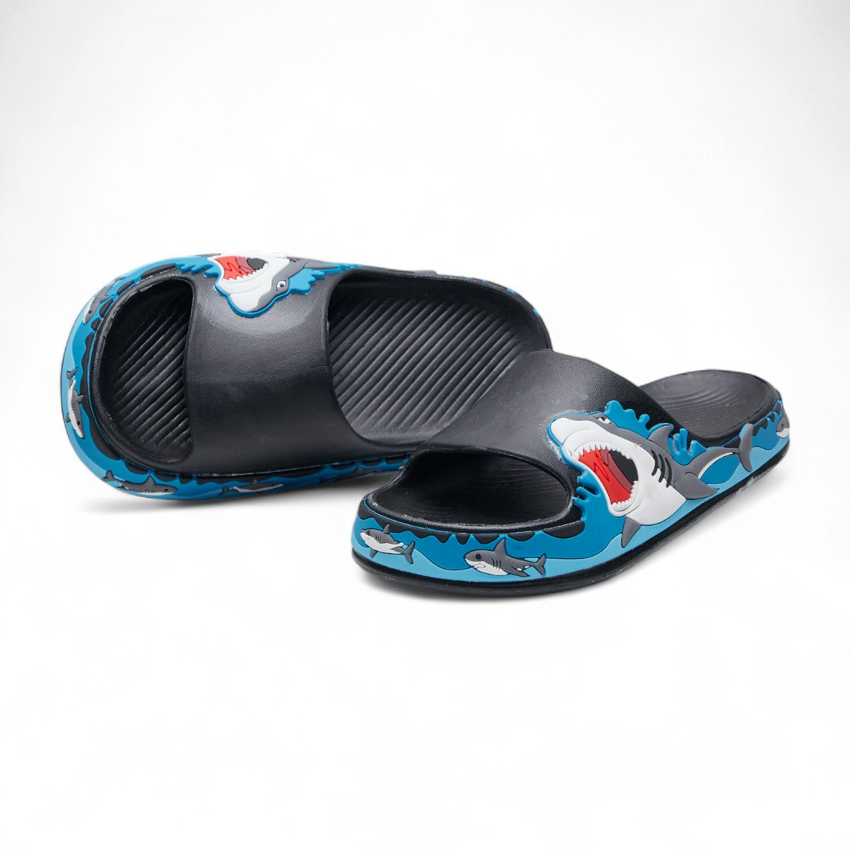 Sandalia - C-683 Negro / Azul
