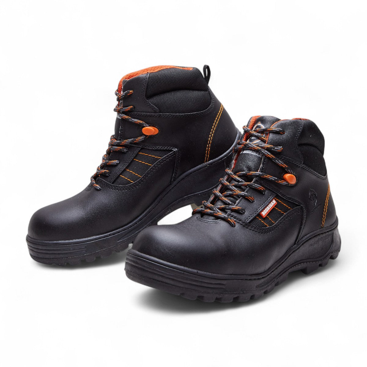 Bota industrial - Modelo 313 Negro / Naranja